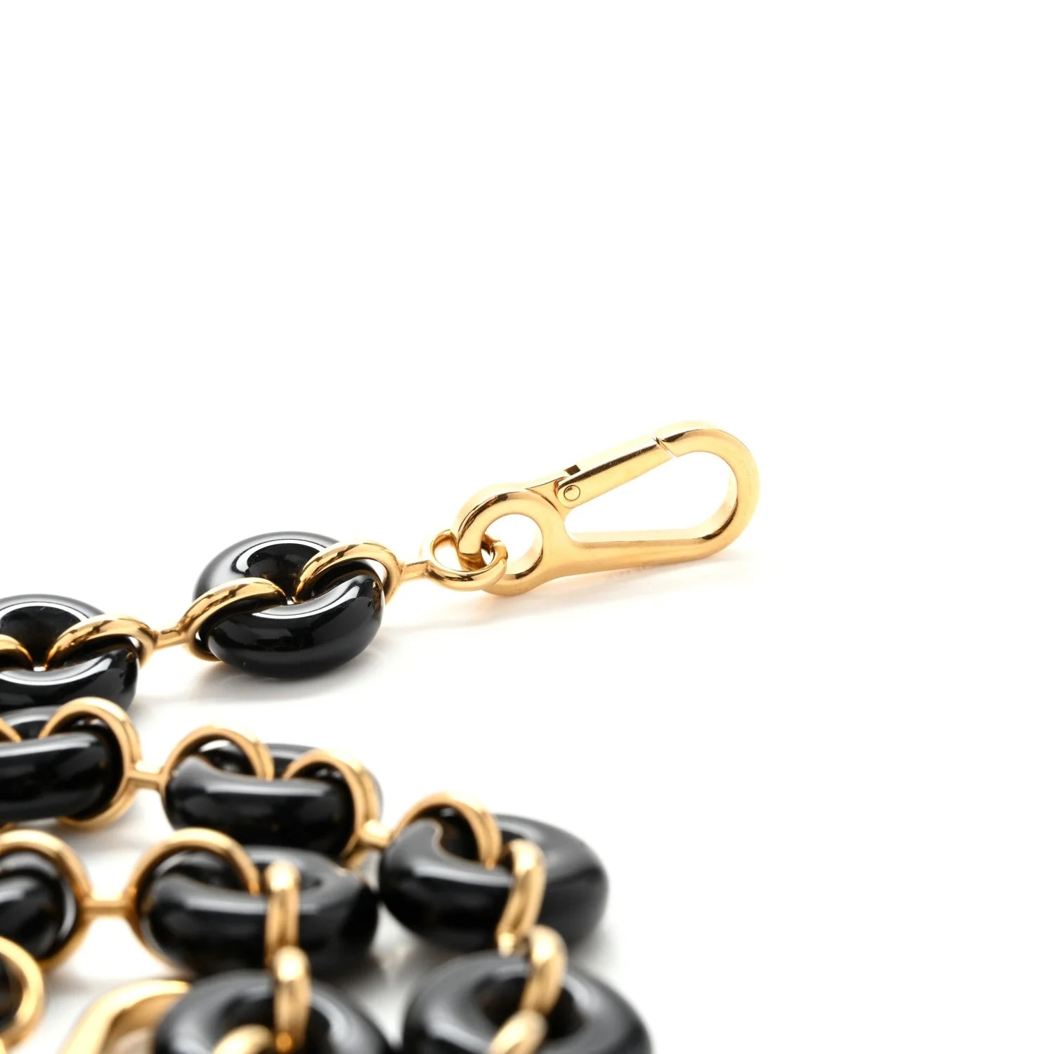 Acetate Pebble Donut Chain Shoulder Strap 4