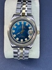 Tudor — Tudor Prince Oyster Date Mother of Pearl Diamond Dial 10K Bezel Ring 36 Mm — Watch — resale