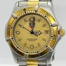 Tag Heuer — TAG Heuer Professional 200m Gold Quartz From Japan — Watch — resale