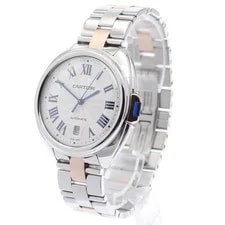 Cartier — Cartier Clé de W2CL0002 40mm SS Silver Dial Automatic #C3588 — Watch — resale