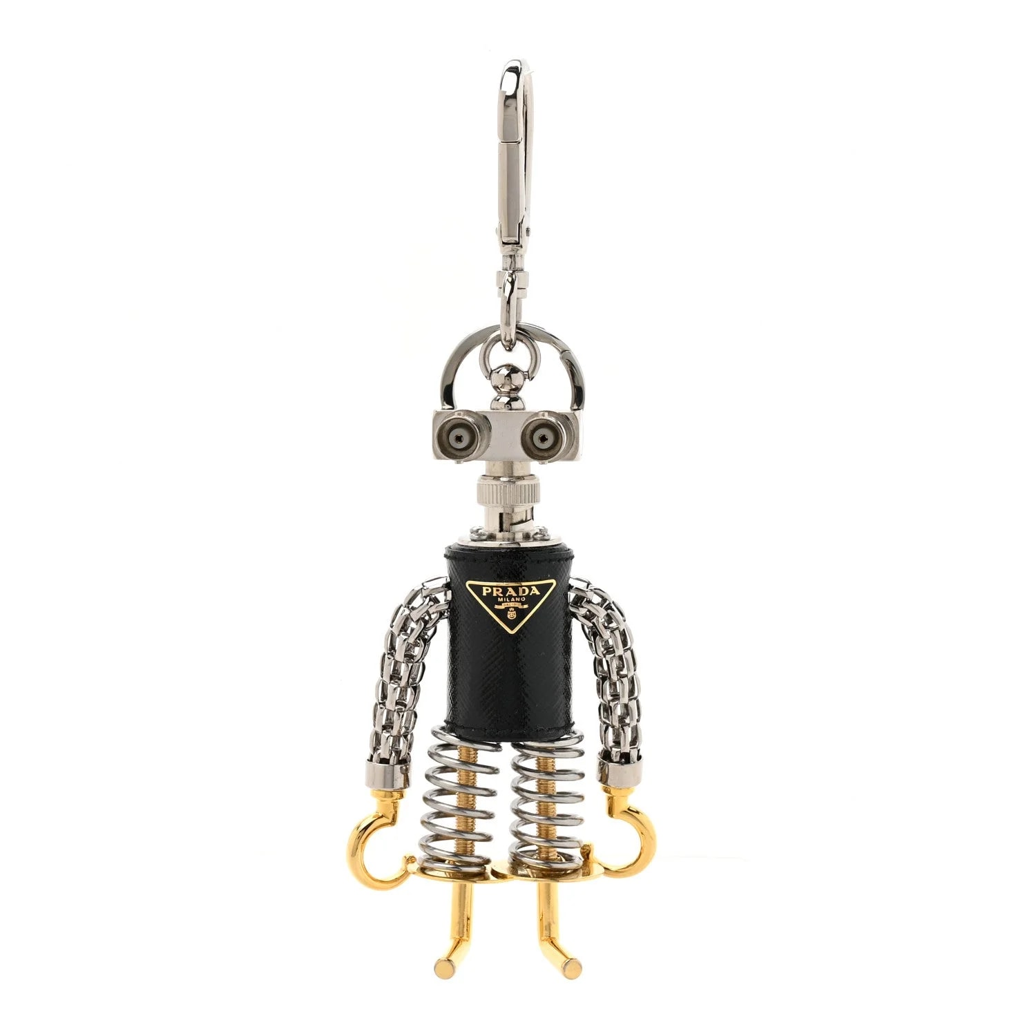 Prada — Vernice Robot Edward Hook Trick Keychain — Accessory — resale