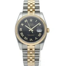 Rolex Datejust 36 116233(D) Gold 36mm Black Dial Automatic #LPW1294 2
