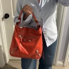 Authentic Balenciaga Giant City Motorcycle (A Condition) With 3