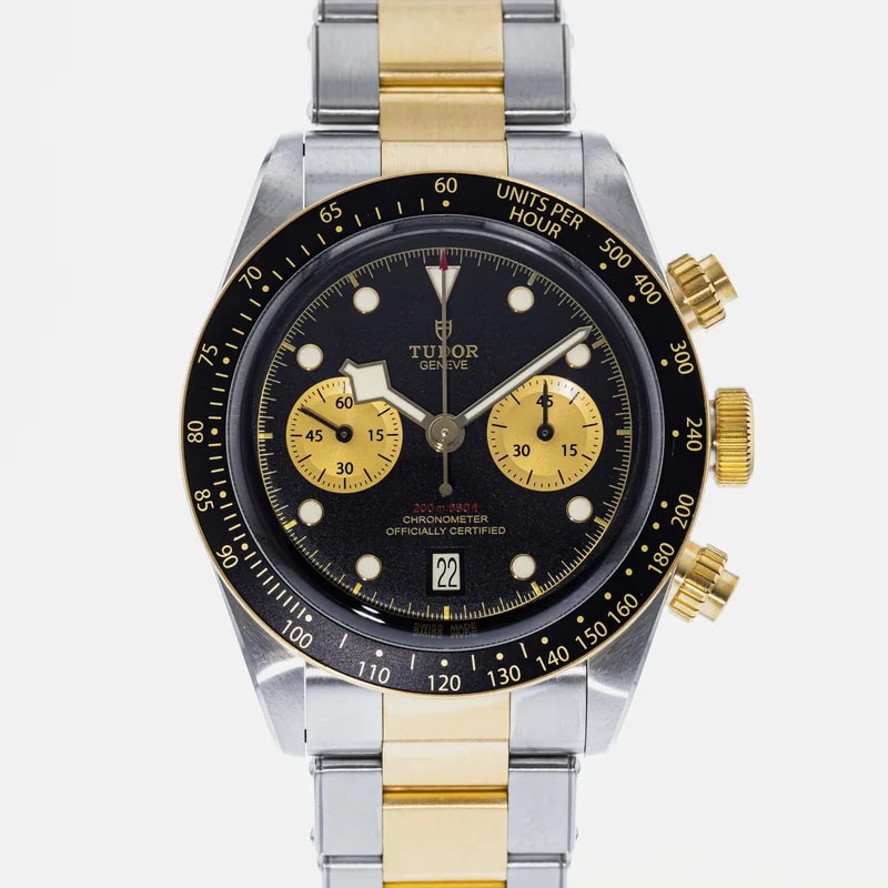 Tudor — Tudor Heritage Black Bay Chronograph Steel &Amp; Gold 79363 — Watch — resale