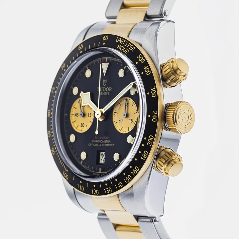 Tudor Heritage Black Bay Chronograph Steel &Amp; Gold 79363 2