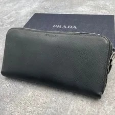 Prada — Prada Long Wallet Round Zipper From Japan — Handbag — resale