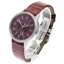 Jaeger-LeCoultre Reverso Night & Day Q3448460 34mm SS Purple Dial #C1525 2