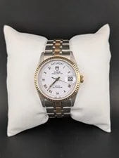Tudor — Tudor Prince Daydate White Roman Dial 18K Gold. 76213 Excellent Condition — Watch — resale