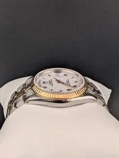 Tudor Prince Daydate White Roman Dial 18K Gold. 76213 Excellent Condition 3