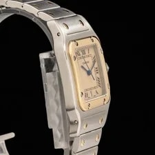 Cartier Santos Galbee 187901 18k Gold & Steel 29mm Quartz 3