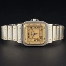 Cartier Santos Galbee 187901 18k Gold & Steel 29mm Quartz 4