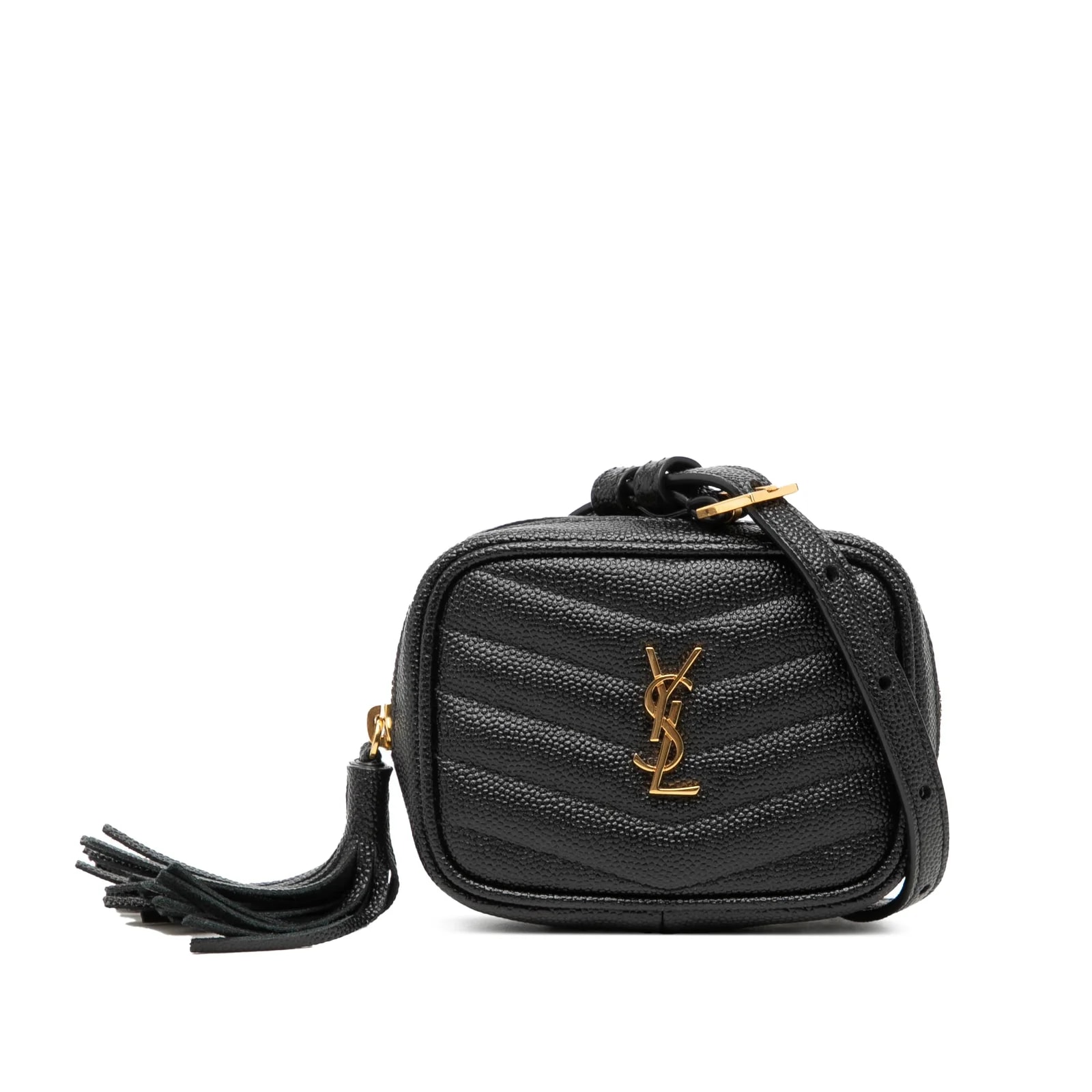 Saint Laurent — Baby Grain de Poudre Lou Camera — Handbag — resale