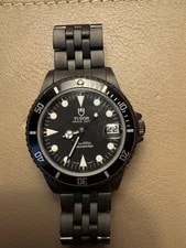 Tudor — Tudor Submariner 75190 Automatic ’S Black Dial Full PVD Black — Watch — resale
