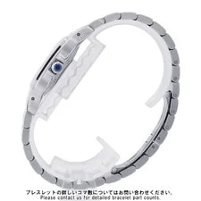 Cartier Santos Galbee SM W20024D6 Ivory Stainless Steel / 54079 Quartz #W2197 2