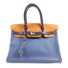 Hermès — Hermes PHW Birkin 30 Colvert/ /Prune — Handbag — resale
