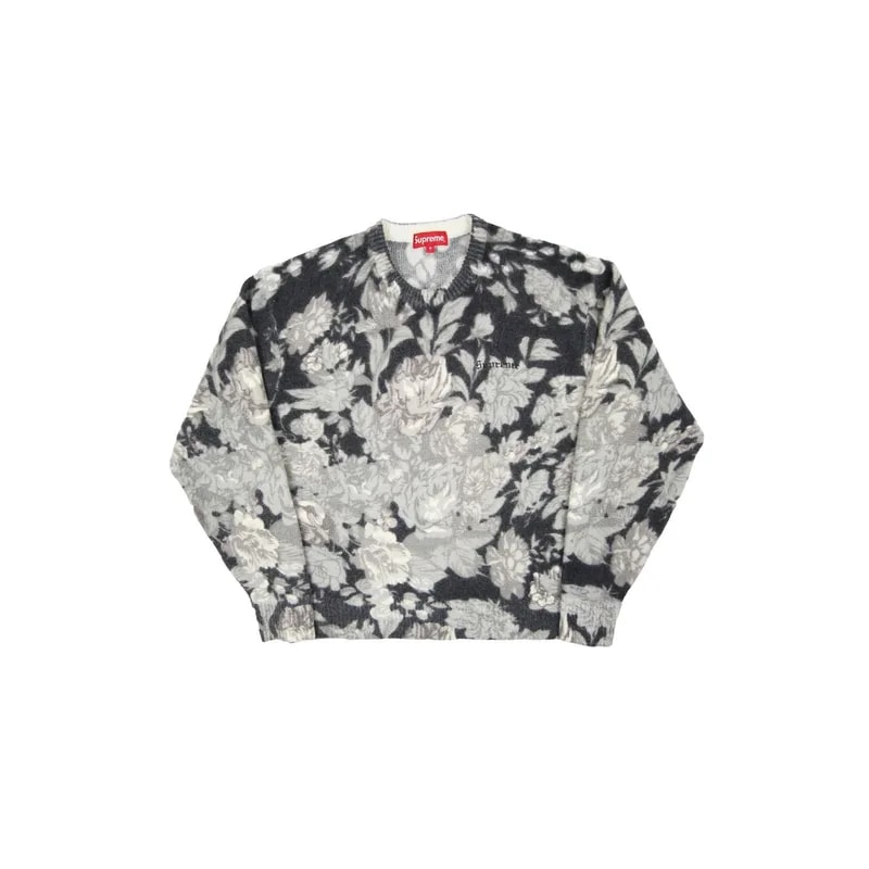 Supreme — Supreme Printed Floral Sweater — streetwear — resale