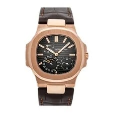 Patek Philippe — Patek Philippe Nautilus Date Moon Phases Rose Gold Auto 40mm 5712R-001 — Watch — resale