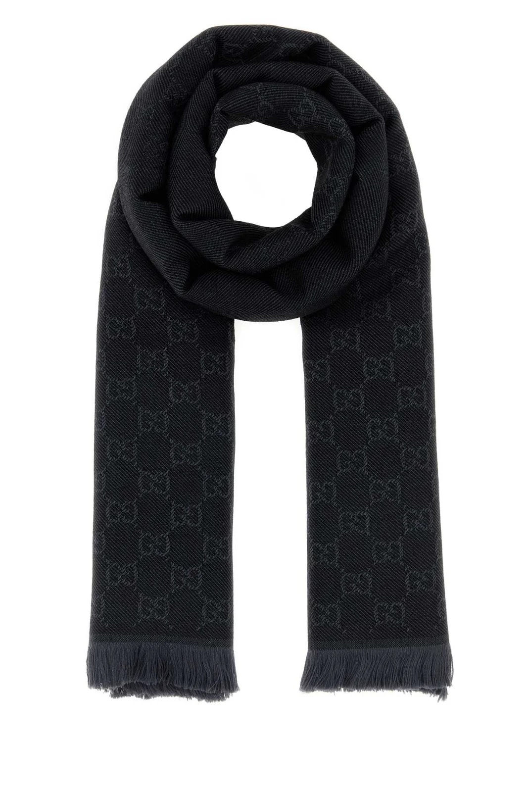 Gucci Logo-Embroidered Scarf — Fabric Scarfs 3