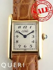 Cartier — Cartier Mast Tank SM Vermeil Quartz W1006354 TO253707 — Watch — resale