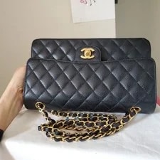 $11,300 Chanel Classic Medium Double Flap Hw Receipt 2019 2