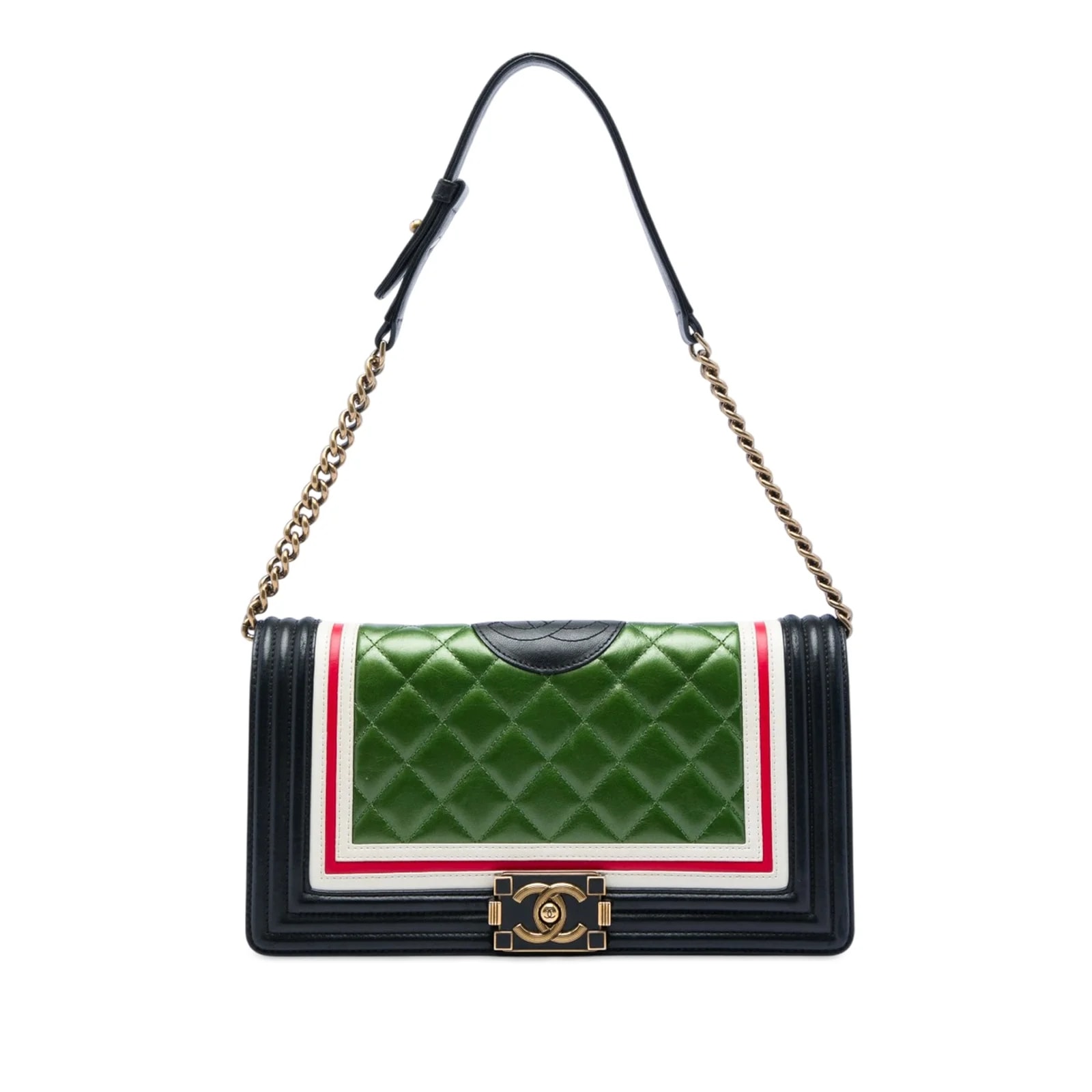 Chanel — Crest East West Boy Flap — Handbag — resale