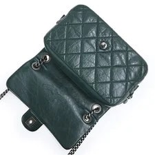 Chanel Coco Mark Matelassé Flap Double Chain A67373 Quilted #BCB339 2
