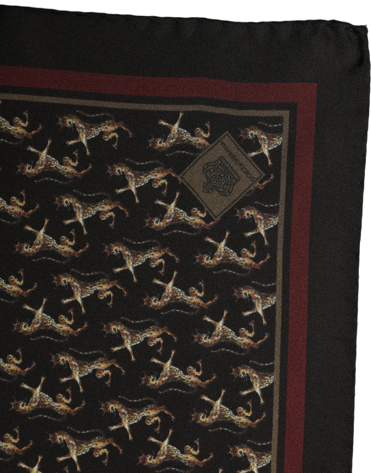 Dolce & Gabbana Horse Pocket Square Foulard Scarf 3