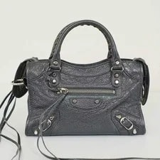 Authentic Balenciaga Dark City Motorcycle Crinkled 2