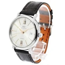 IWC Portofino IW458101 37mm SS Silver Dial Automatic Date #C6082 2
