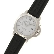 Panerai PAM01371 Luminor Marina Quaranta White Dial Steel/rubber 【472】 2