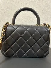 Chanel Chain Top Handle Flap Matelasse 383390 3