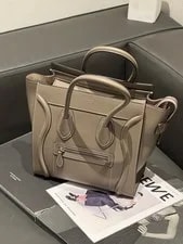 Celine Luggage Large Elephant Grained Hand & Carr 2