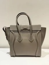 Celine Luggage Large Elephant Grained Hand & Carr 4