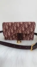 Dior — Dior D Logo Flap Crossbody — Handbag — resale