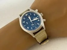 IWC Pilot Chronograph IW371712 Auto Black 42mm Excellent A5796 2