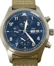 IWC Pilot Chronograph IW371712 Auto Black 42mm Excellent A5796 3