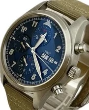 IWC Pilot Chronograph IW371712 Auto Black 42mm Excellent A5796 4