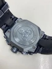 Casio Solar G Shock Analog Rubber BLK SS From Japan 3