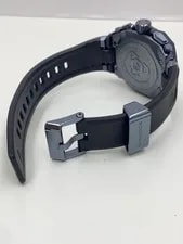 Casio Solar G Shock Analog Rubber BLK SS From Japan 4