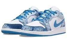[DM8947-100] -- Jordan Air 1 Low 'Washed ' Low Top Basketball Sho 3