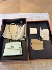 Authentic Hermes Kelly Sellier En Desordre Fizz Almost 2