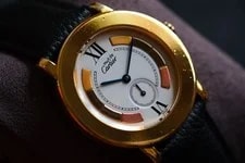Cartier Must Ronde Vermeil Gp 2