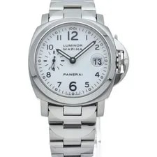 Panerai Luminor Marina 40mm PAM00051 Stainless Steel mensWatch White 2