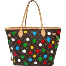Louis Vuitton — Louis Vuitton Neverfull Yayoi Kusama Collaboration #OK1518 — Handbag — resale
