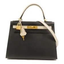 Hermès — Hermes GHW Kelly 28 SPO 2 Way — Handbag — resale