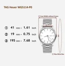 TAG Heuer WG111C Red Dial 200M Date AT From Japan Z235 2