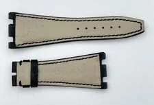 Audemars Piguet Royal Oak Offshore Leather Strap, Black 28/18 2