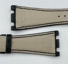 Audemars Piguet Royal Oak Offshore Leather Strap, Black 28/18 3