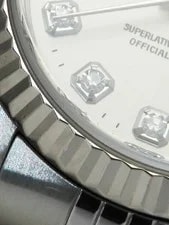Rolex Datejust 10P Diamond 69174G Automatic 26mm Box Papers Silver 4