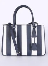 Prada — Prada Galleria Stripe From Japan — Handbag — resale